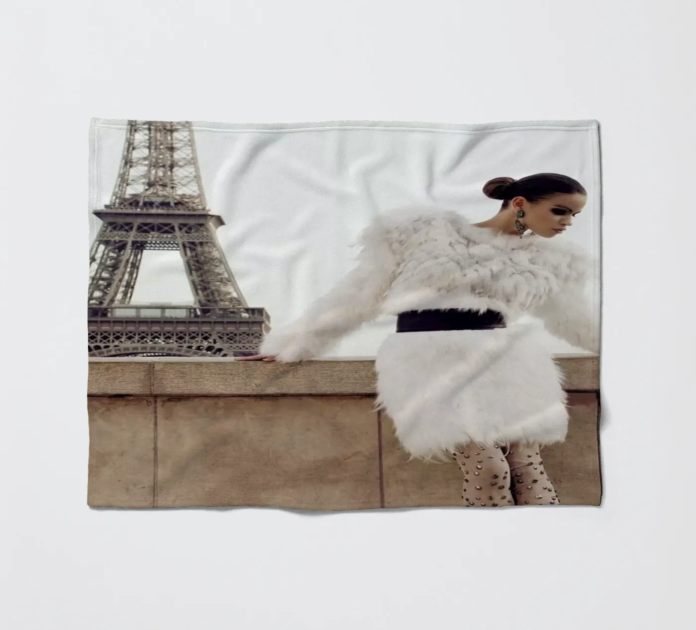 Tour Eiffel fleecedeken van Marie Bärsch