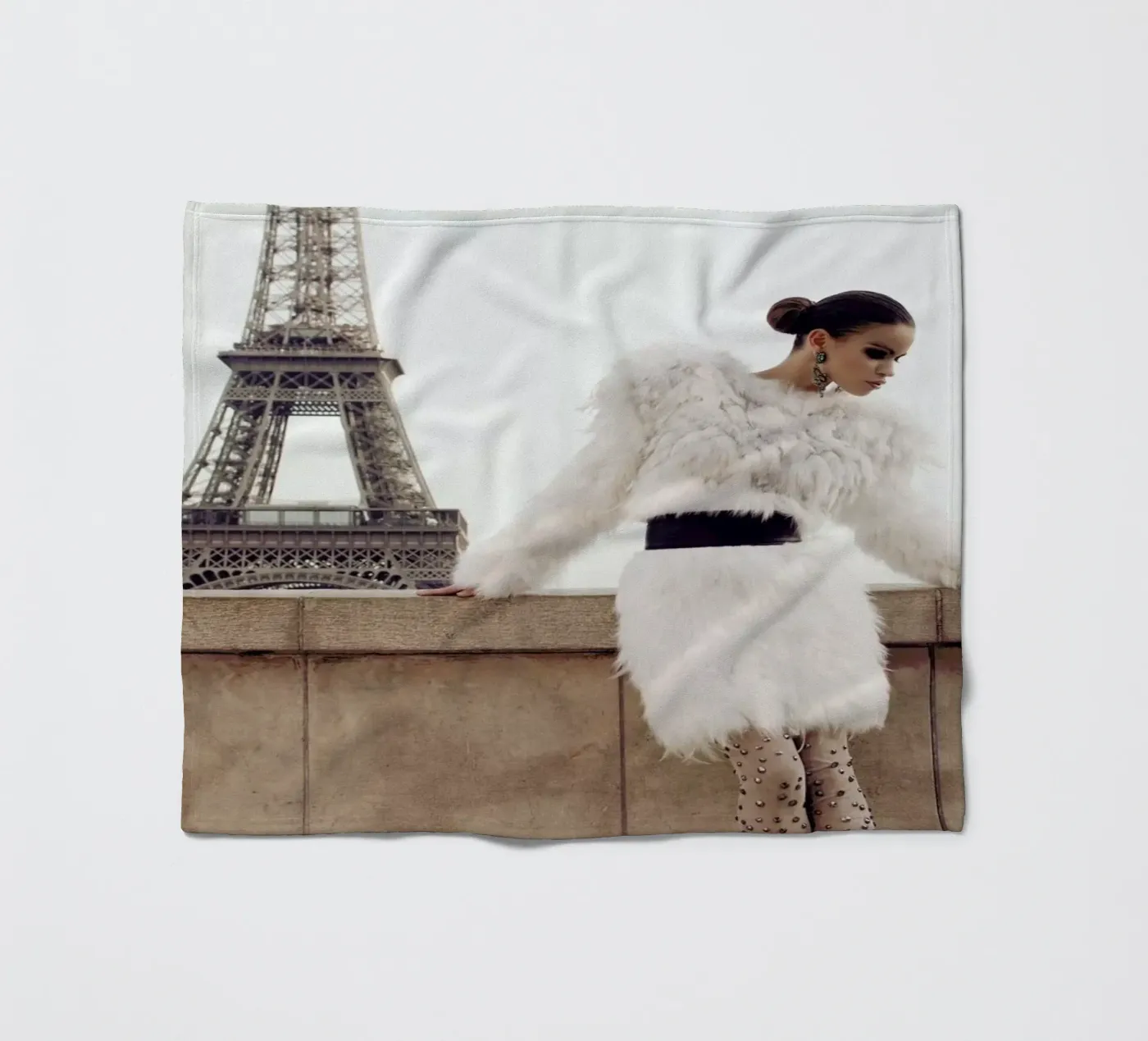 Tour Eiffel Fleecedecke von Marie Bärsch