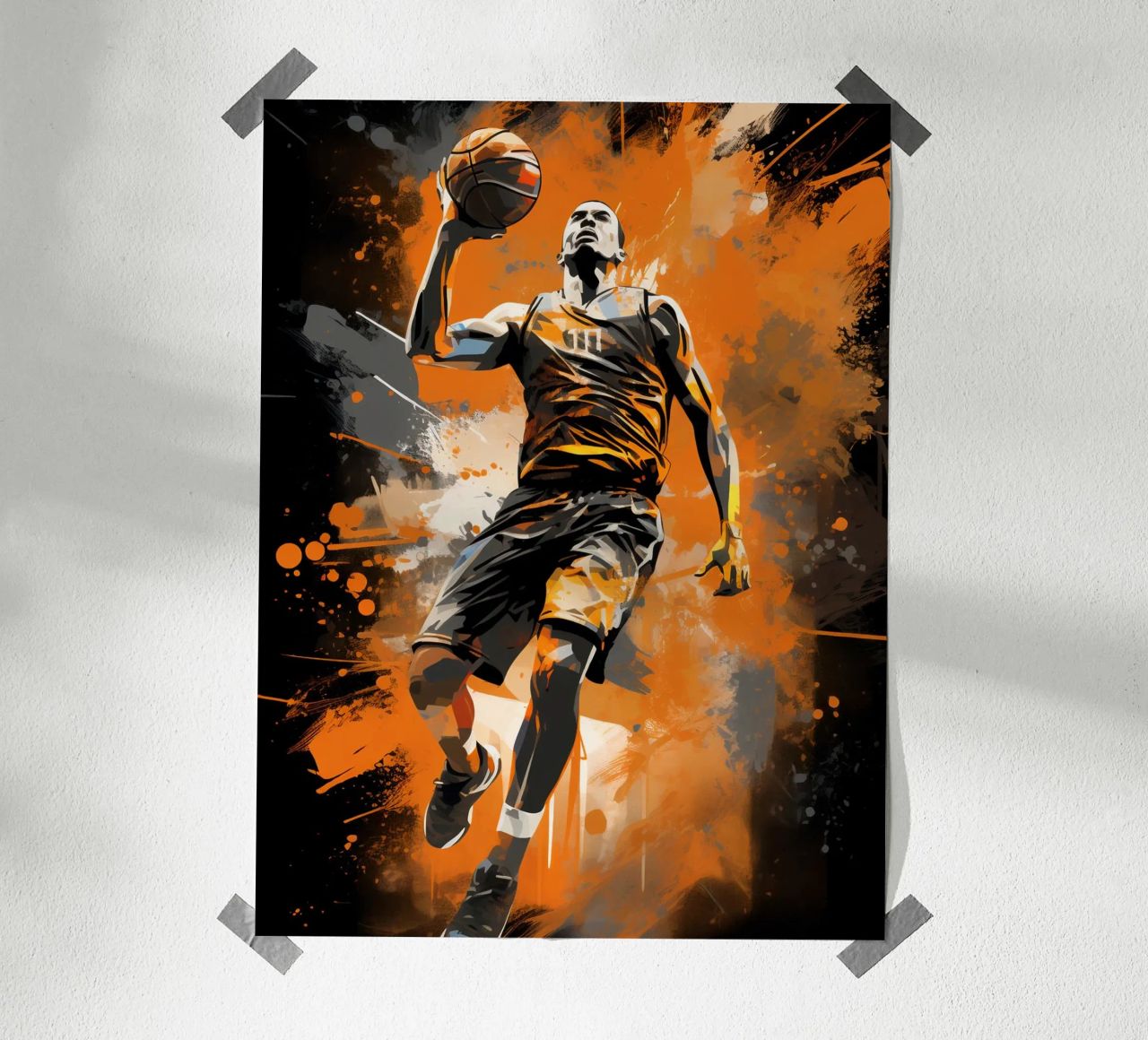 Basketball Orange 2 poster de Mateo