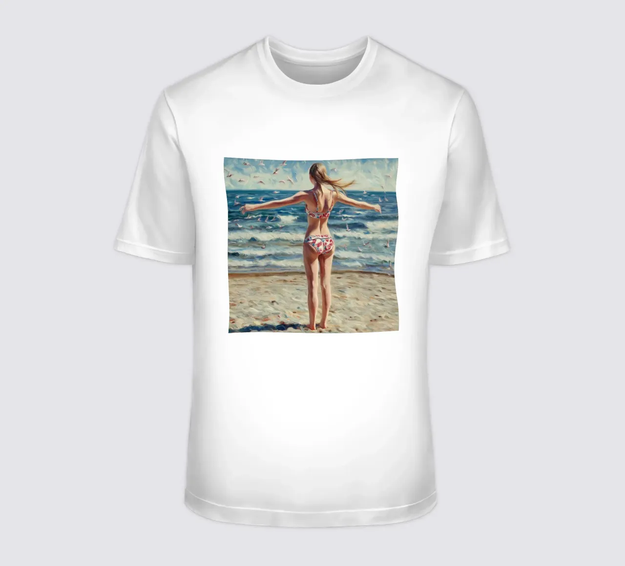 Mare, spiaggia, bikini t-shirt da Motivate-Today