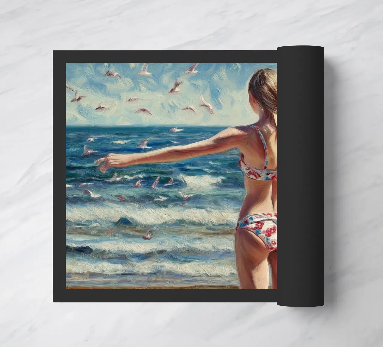 Mare, spiaggia, bikini zerbino da Motivate-Today