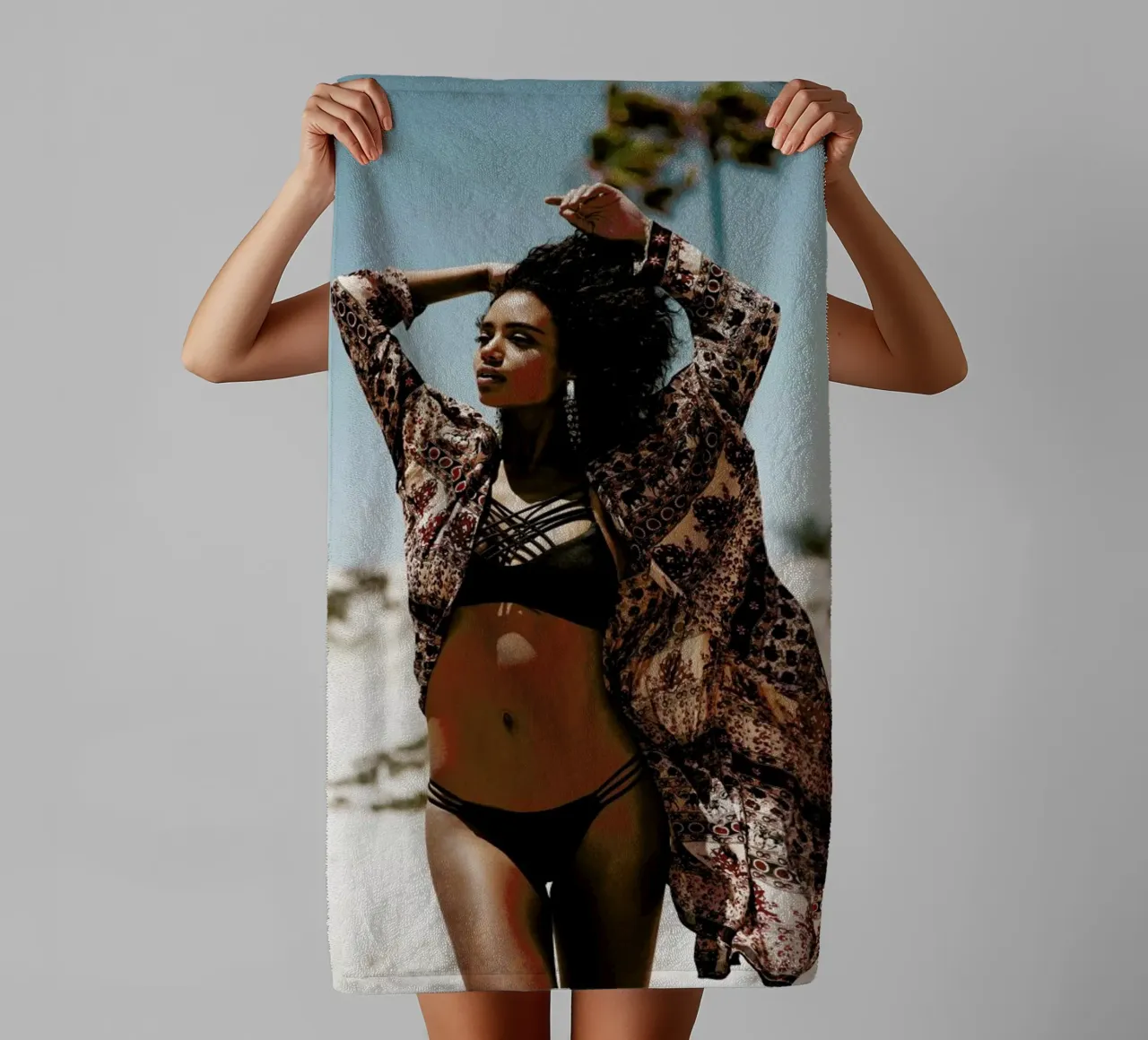 Beachin´In O.C. towel by Marie Bärsch
