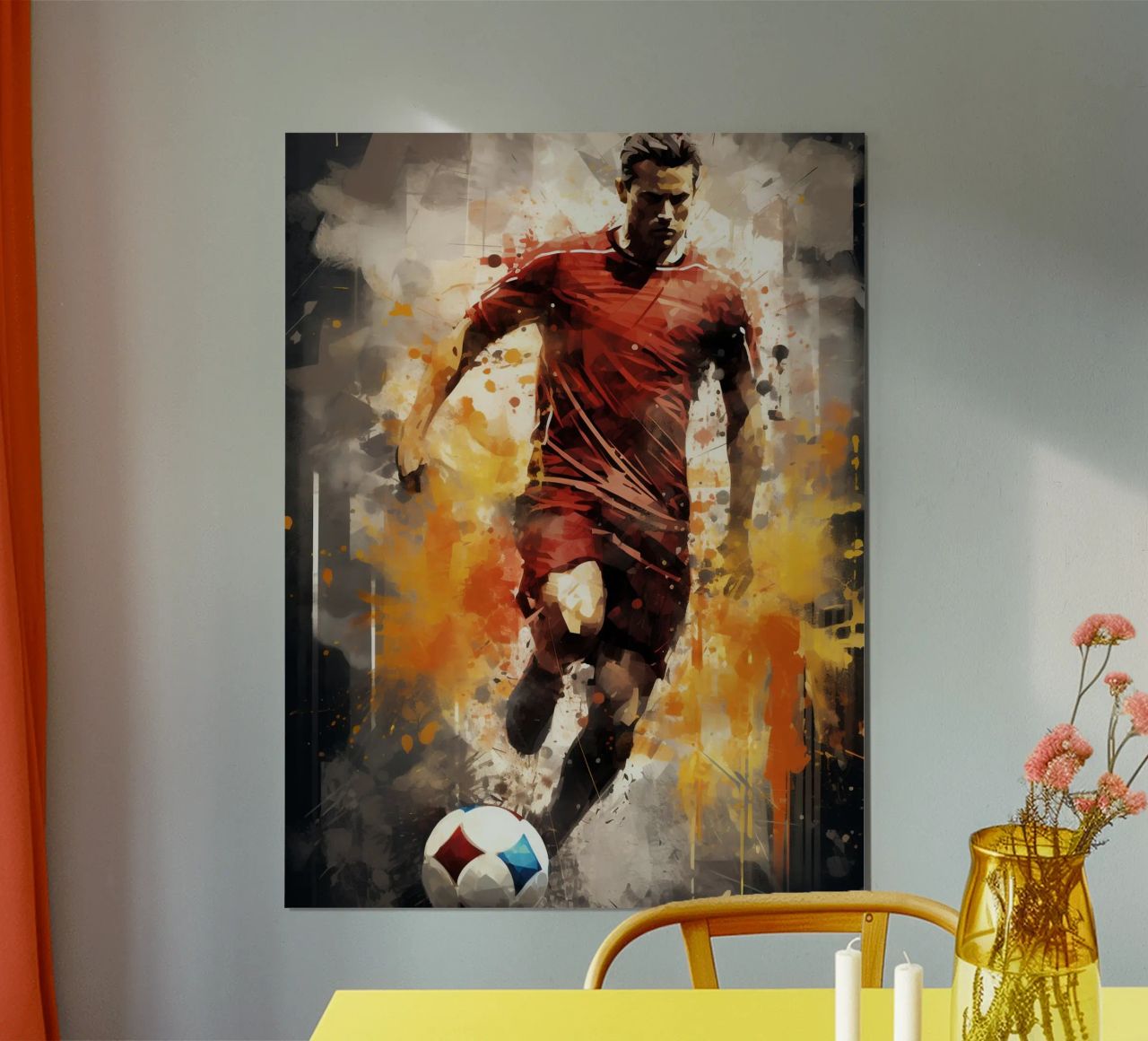 Football Abstract Poster von Mateo