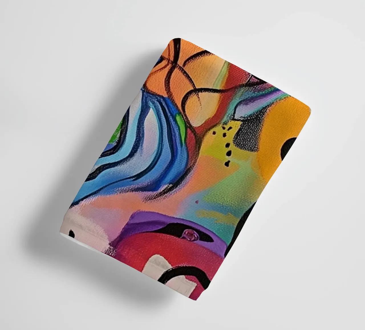 Macchie di colore vivace Pittura asciugamano da bagno da Carinaprint