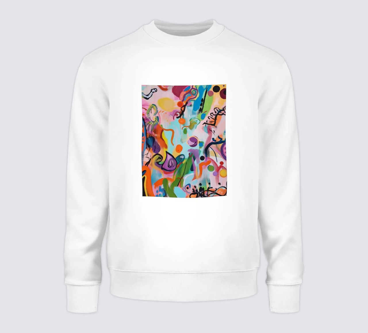 Gioco creativo di colori pop art felpa da Carinaprint