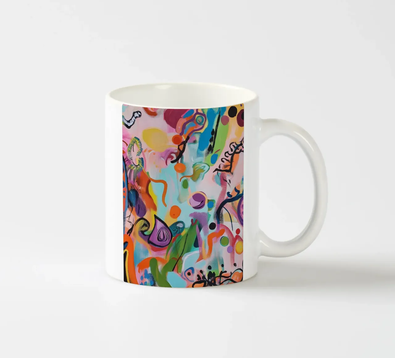 Gioco creativo di colori pop art tazza in ceramica da Carinaprint