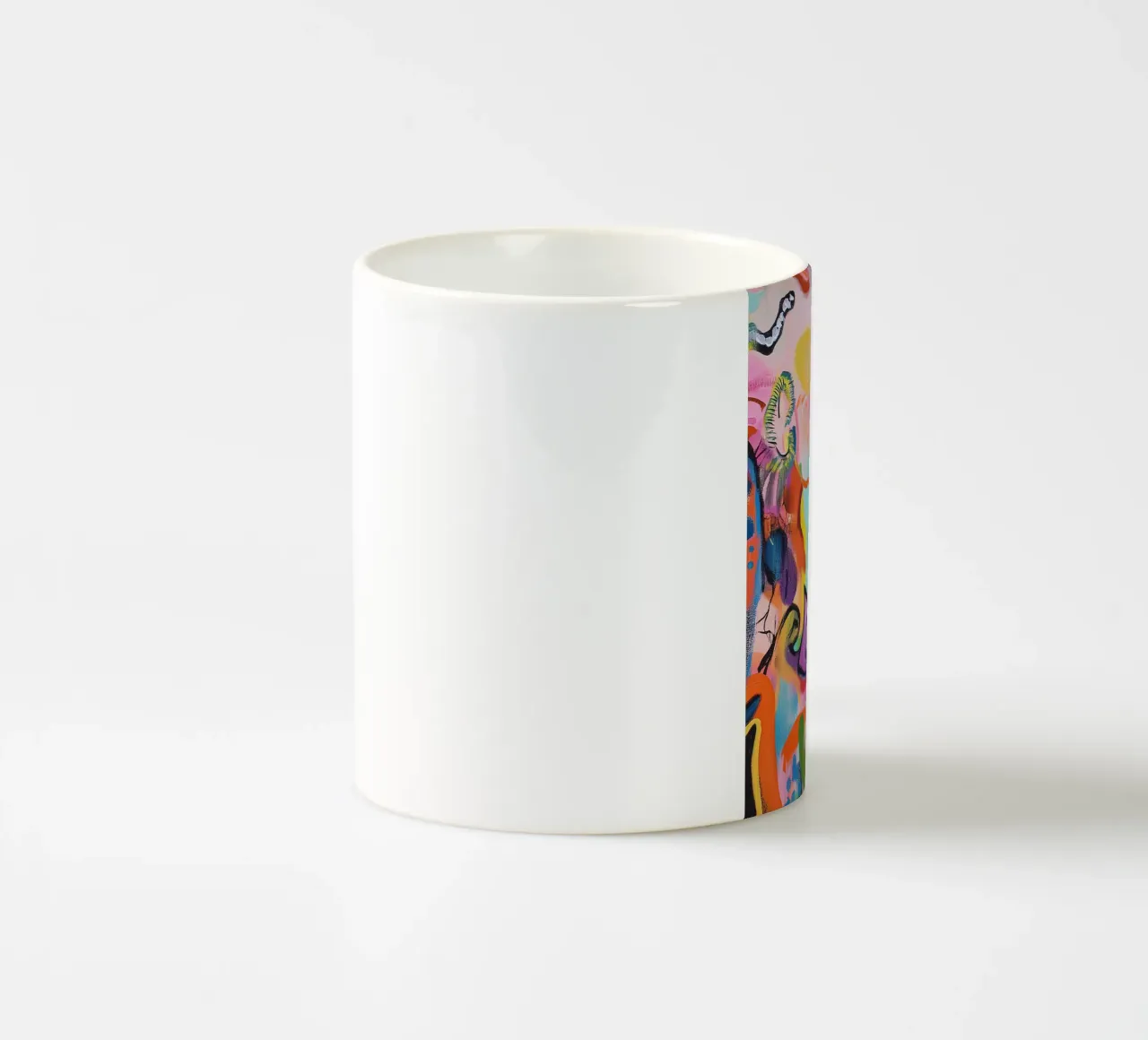 Gioco creativo di colori pop art tazza in ceramica da Carinaprint