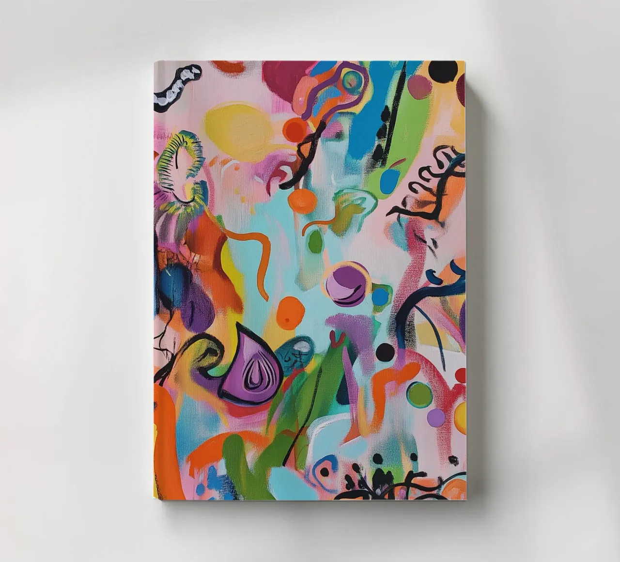Creatief pop-art kleurenspel notitieboek van Carinaprint