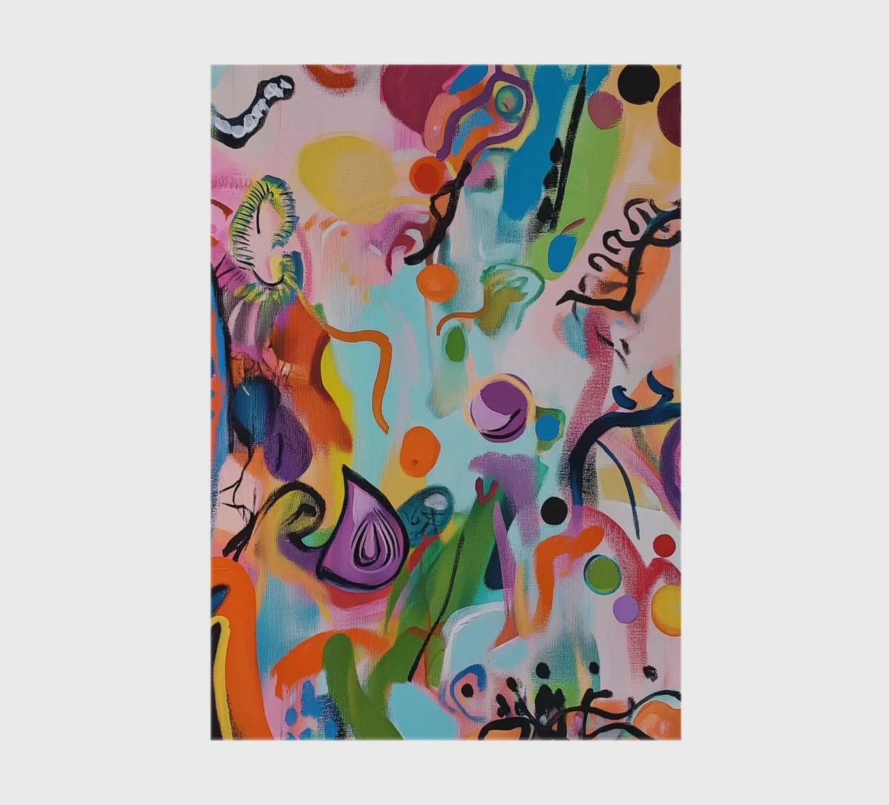 Kreative Popart Farbenspiele Notizbuch von Carinaprint