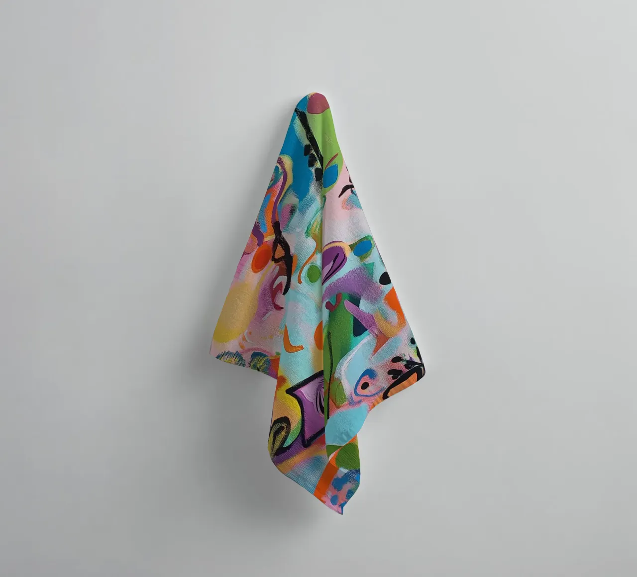 Creativo juego de colores pop art toalla de baño de Carinaprint