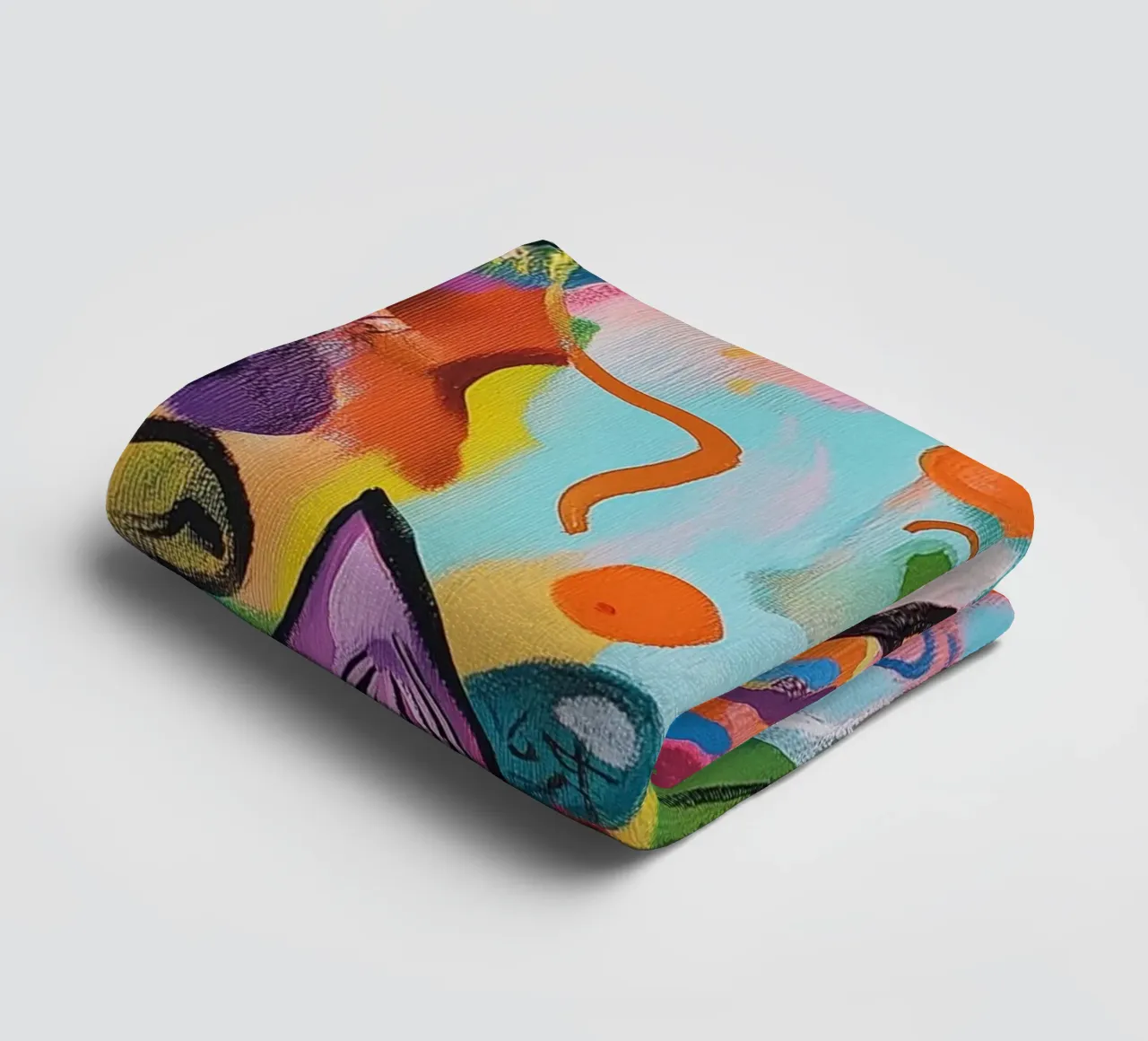 Creativo juego de colores pop art toalla de baño de Carinaprint