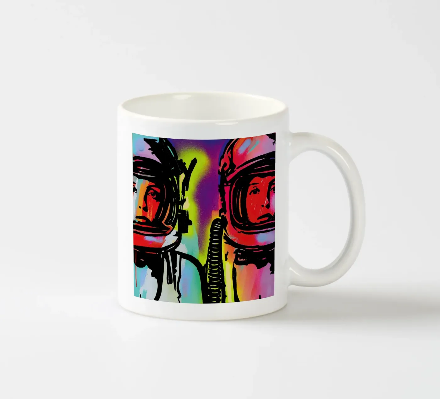 Astronauts ceramic mug by JRuggs