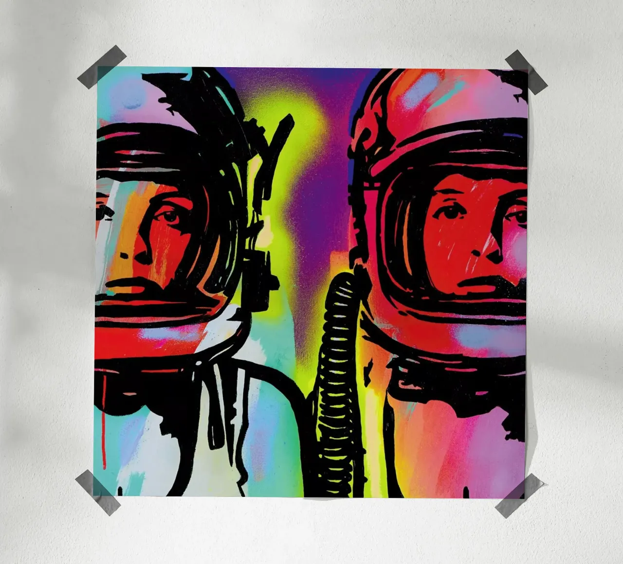 Astronauts poster da JRuggs