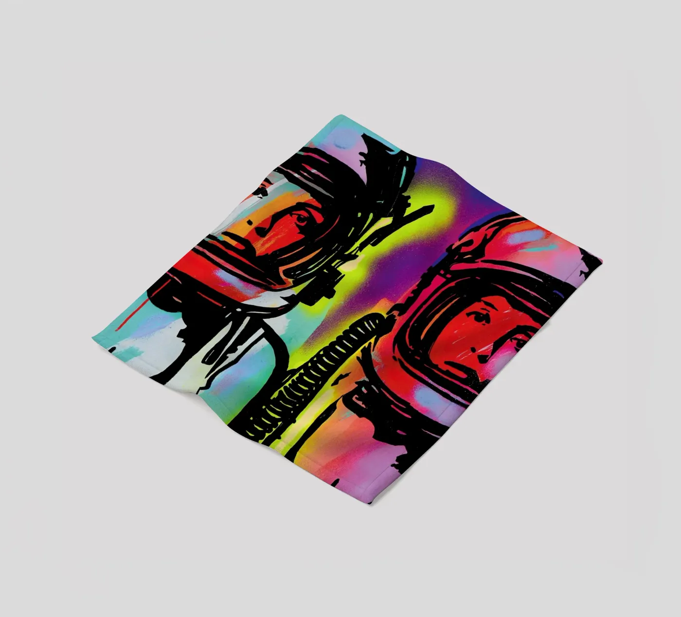 Astronauts fleece blanket by JRuggs