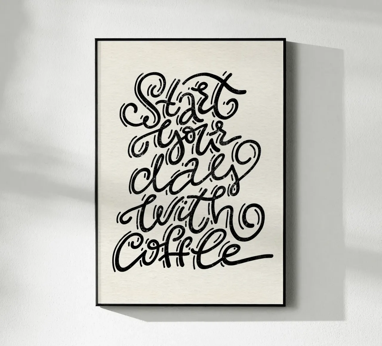Start Your Day with Coffee acrylic glass by QuooodZ by MooodzArt