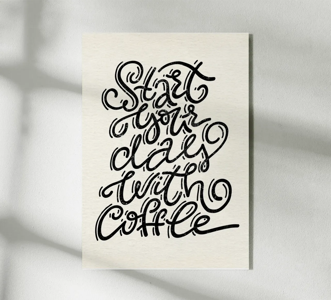Start Your Day with Coffee acrylic glass by QuooodZ by MooodzArt