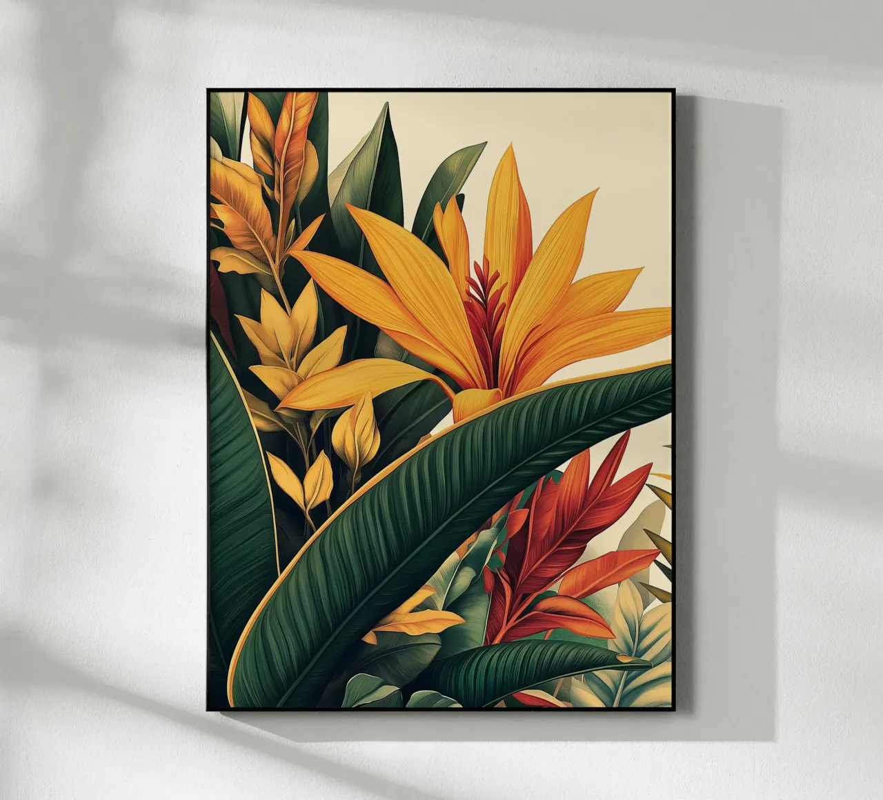 Composizione tropicale plexiglass da Flora & Horizon