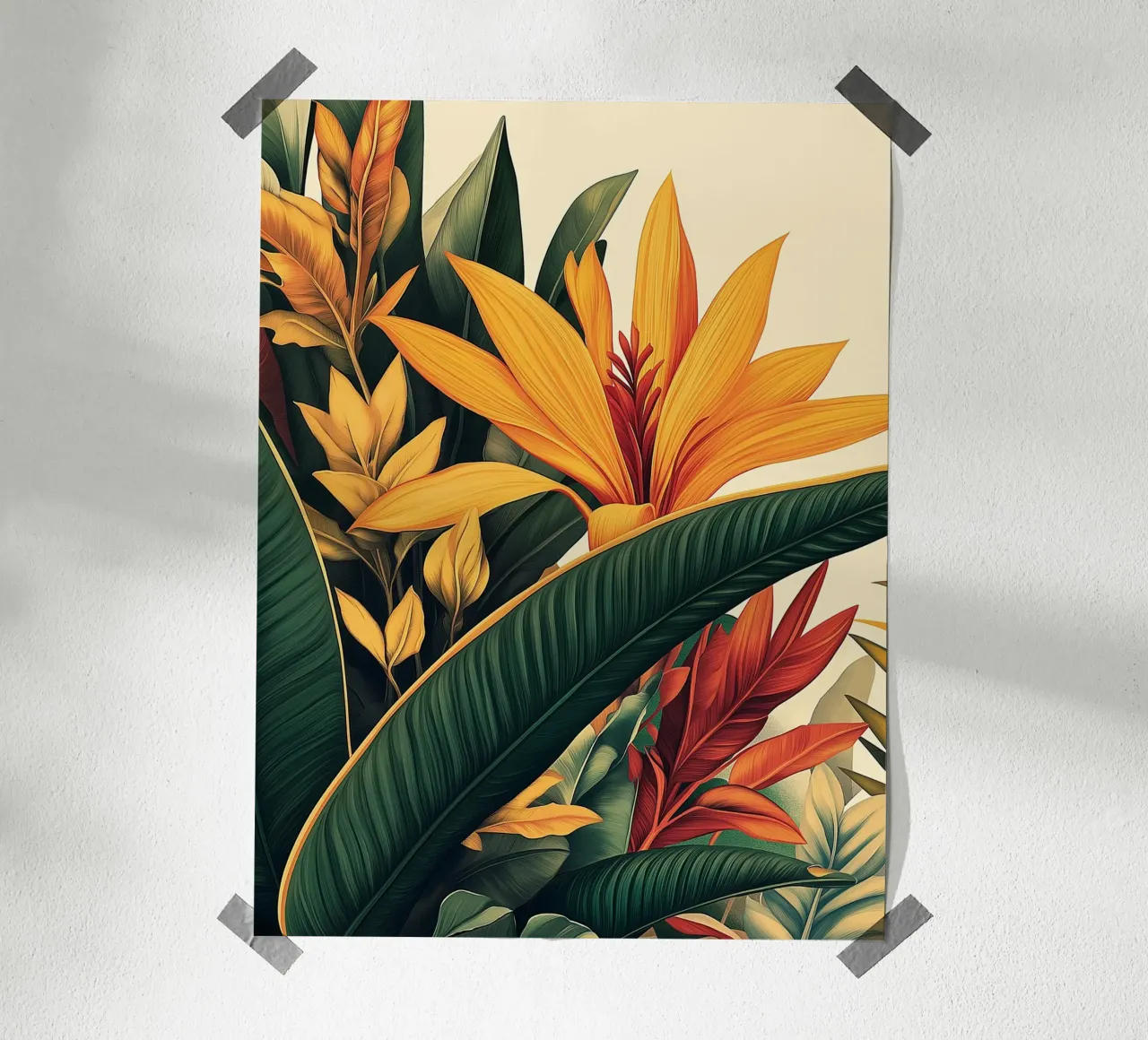 Composizione tropicale poster da Flora & Horizon