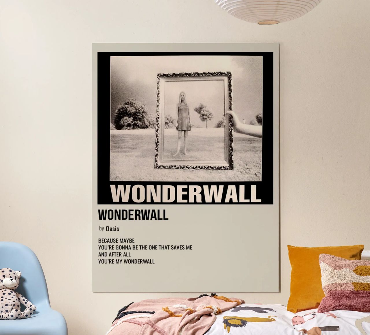 WONDERWALL by Oasis Poster von SoundStudio
