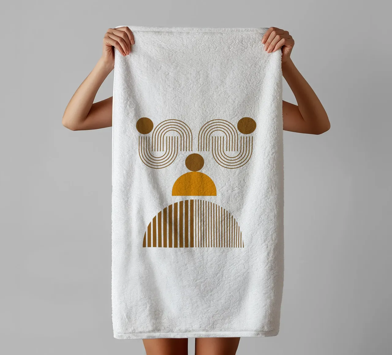 Modern Minimalist Simple Elegant towel by YSV MINIMALIST