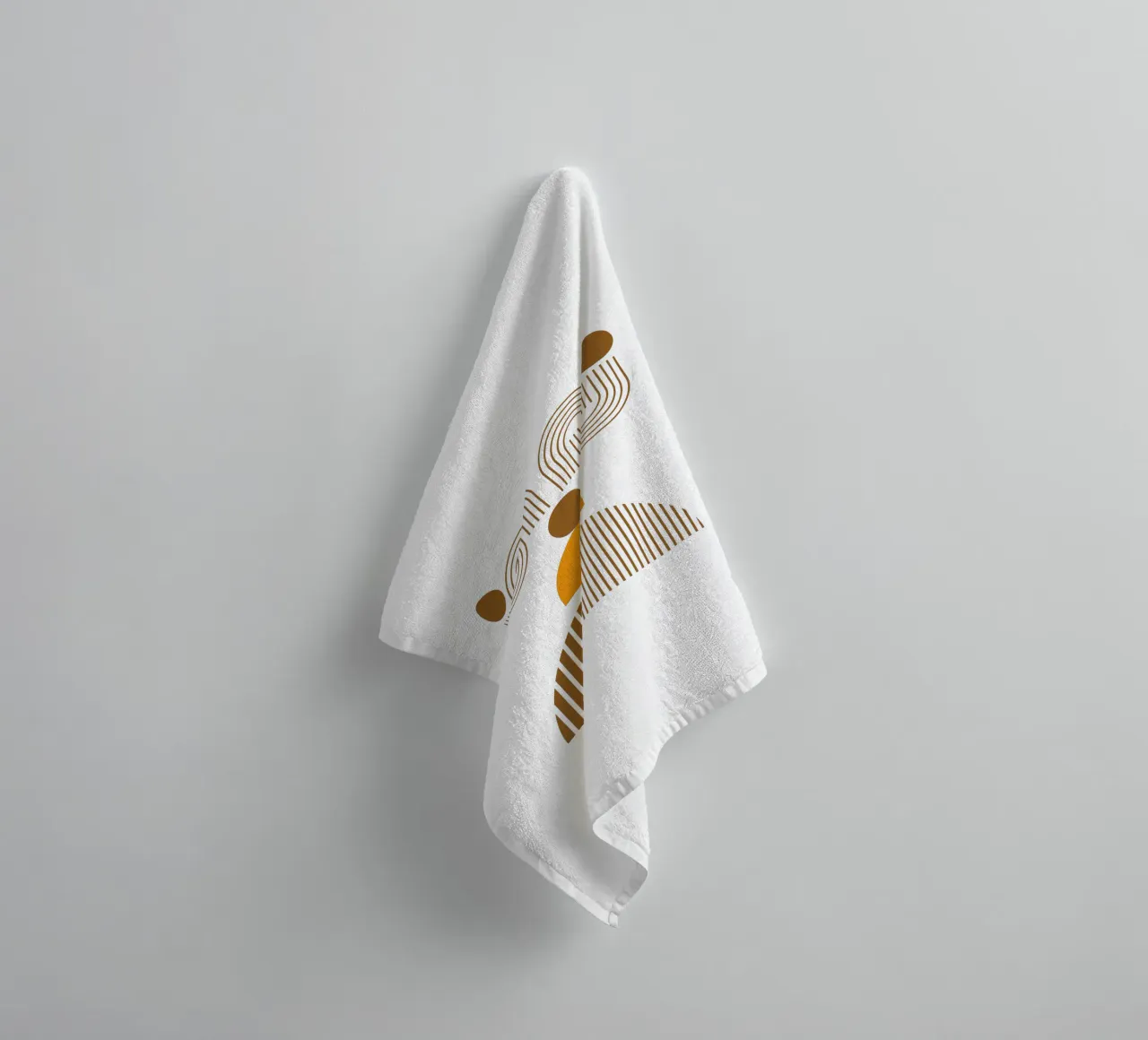 Modern Minimalist Simple Elegant towel by YSV MINIMALIST