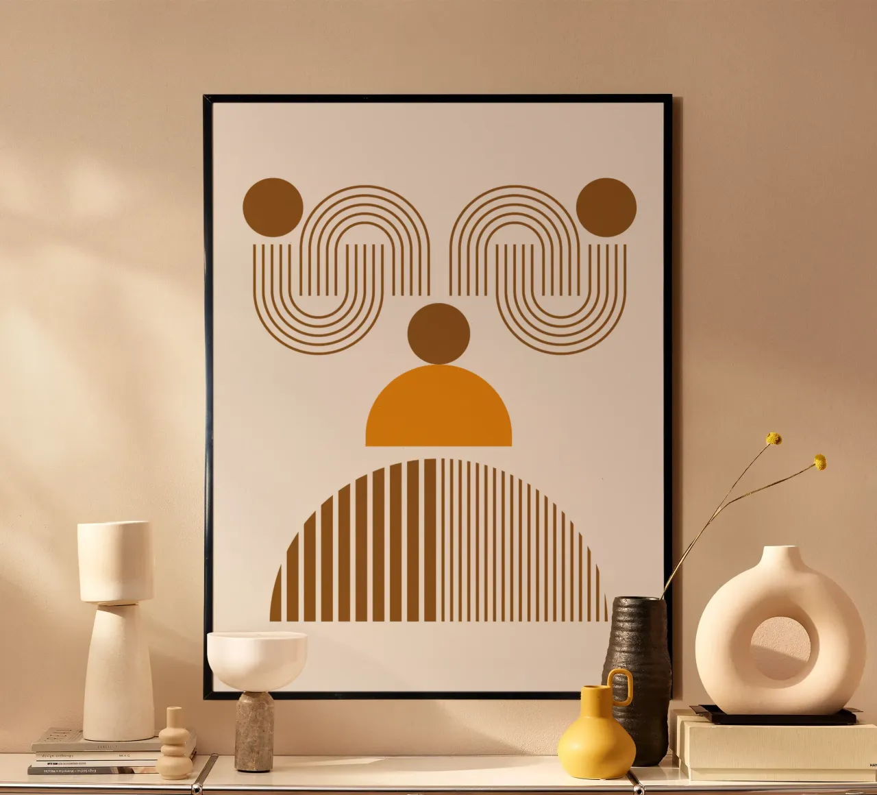 Moderno Minimalista Semplice Elegante poster con telaio in legno da YSV MINIMALIST