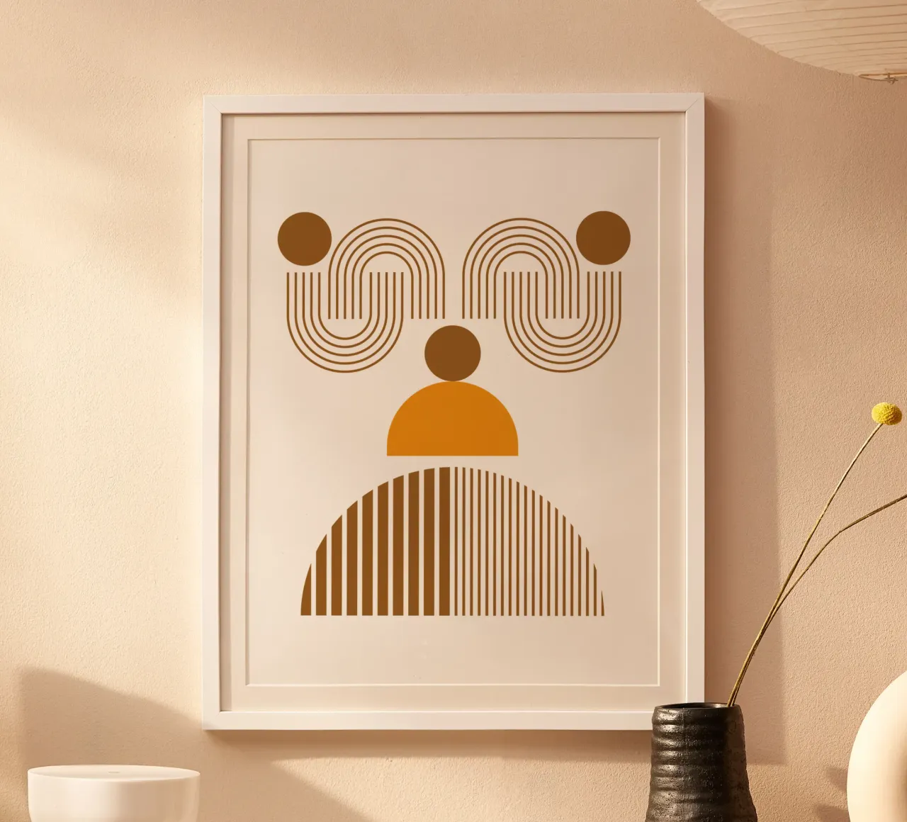 Moderno Minimalista Semplice Elegante poster con telaio in legno da YSV MINIMALIST