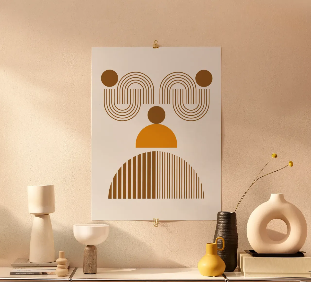 Moderno Minimalista Semplice Elegante poster con telaio in legno da YSV MINIMALIST