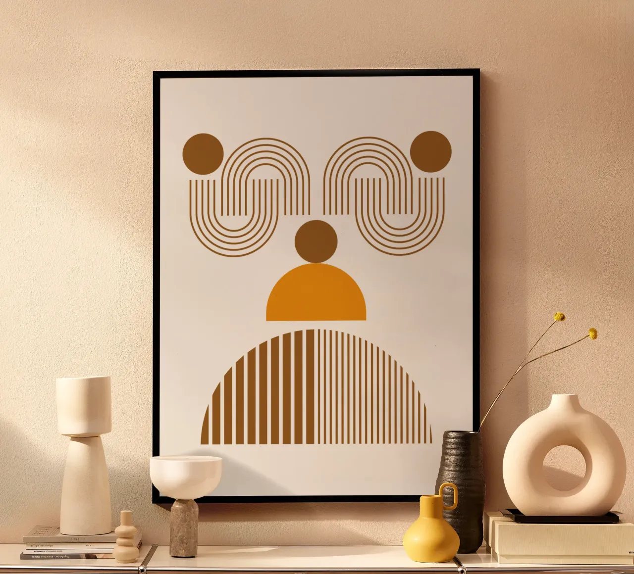 Moderno Minimalista Semplice Elegante poster con telaio in legno da YSV MINIMALIST