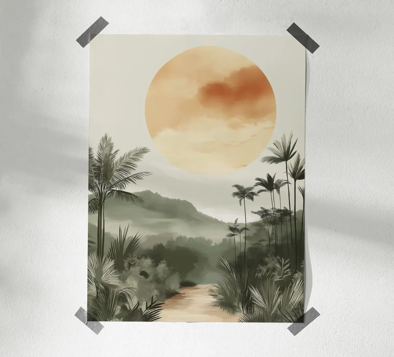 Paesaggio tropicale poster da Flora & Horizon