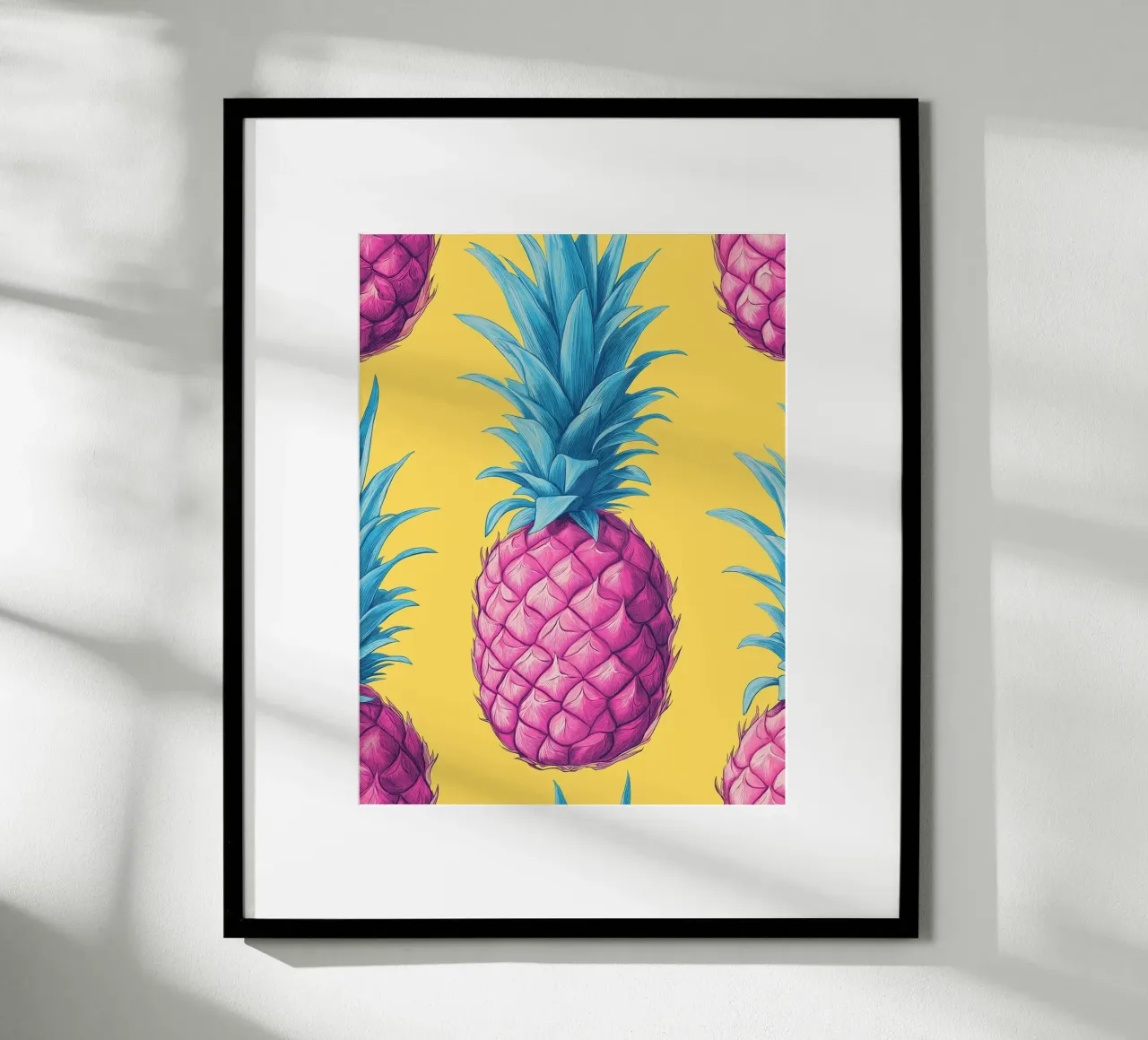Ananas pop art poster da Flora & Horizon