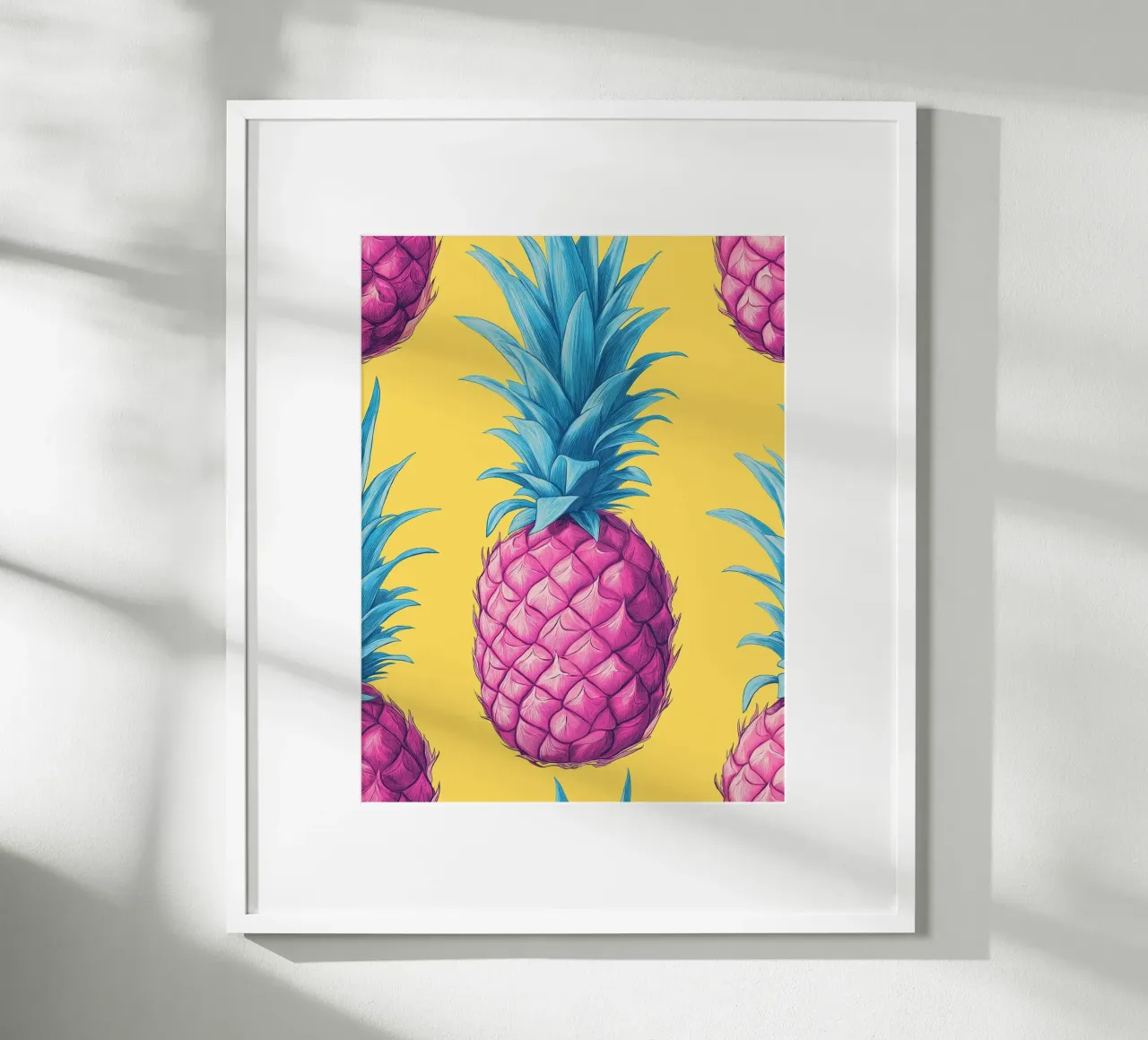 Ananas pop art poster da Flora & Horizon