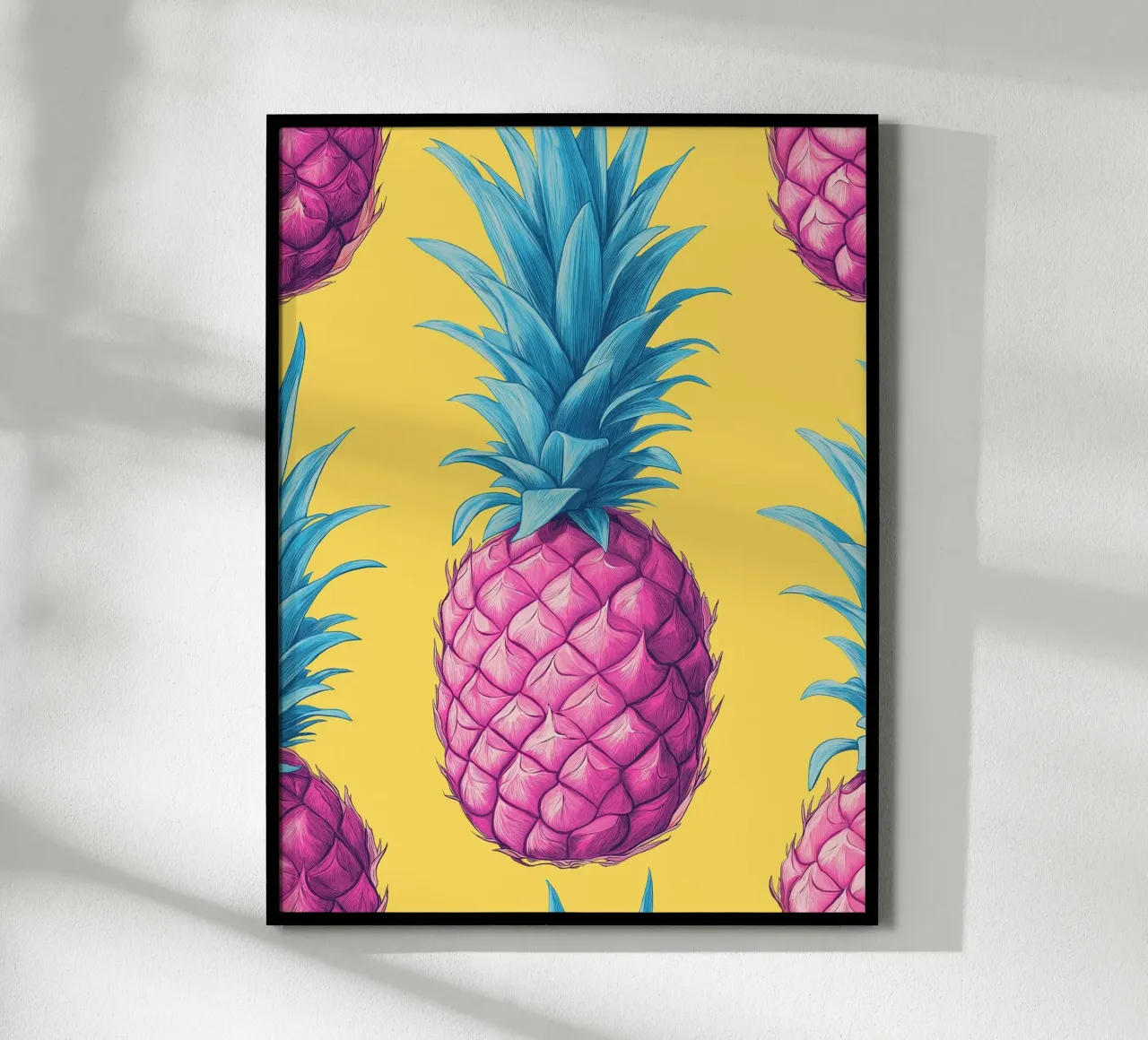 Ananas pop art poster da Flora & Horizon