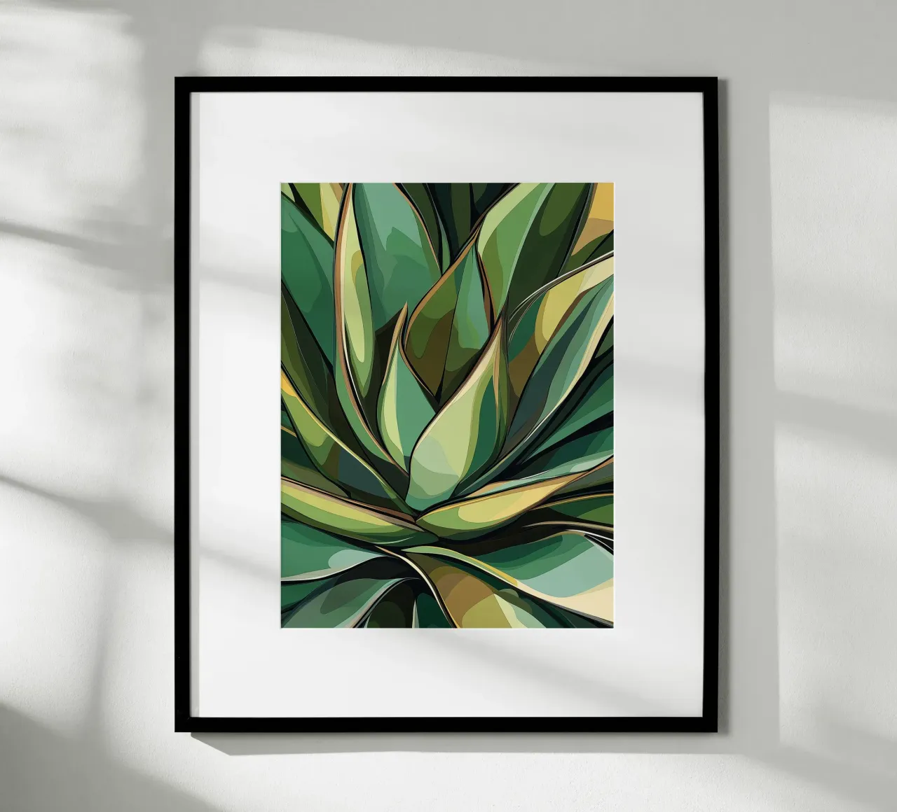 Pianta di agave poster da Flora & Horizon