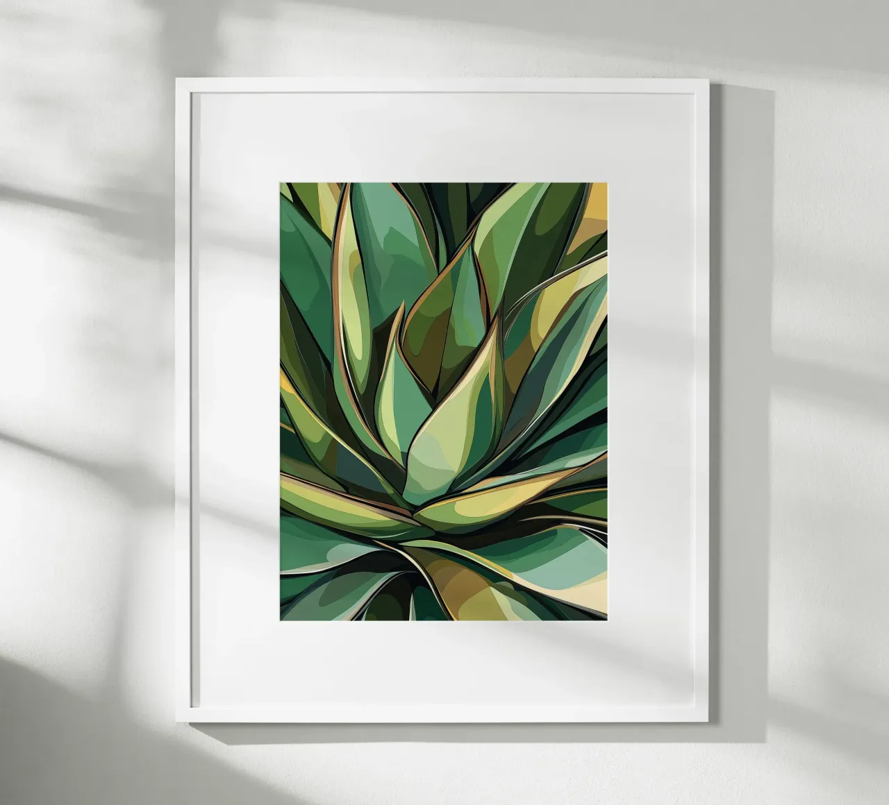 Pianta di agave poster da Flora & Horizon