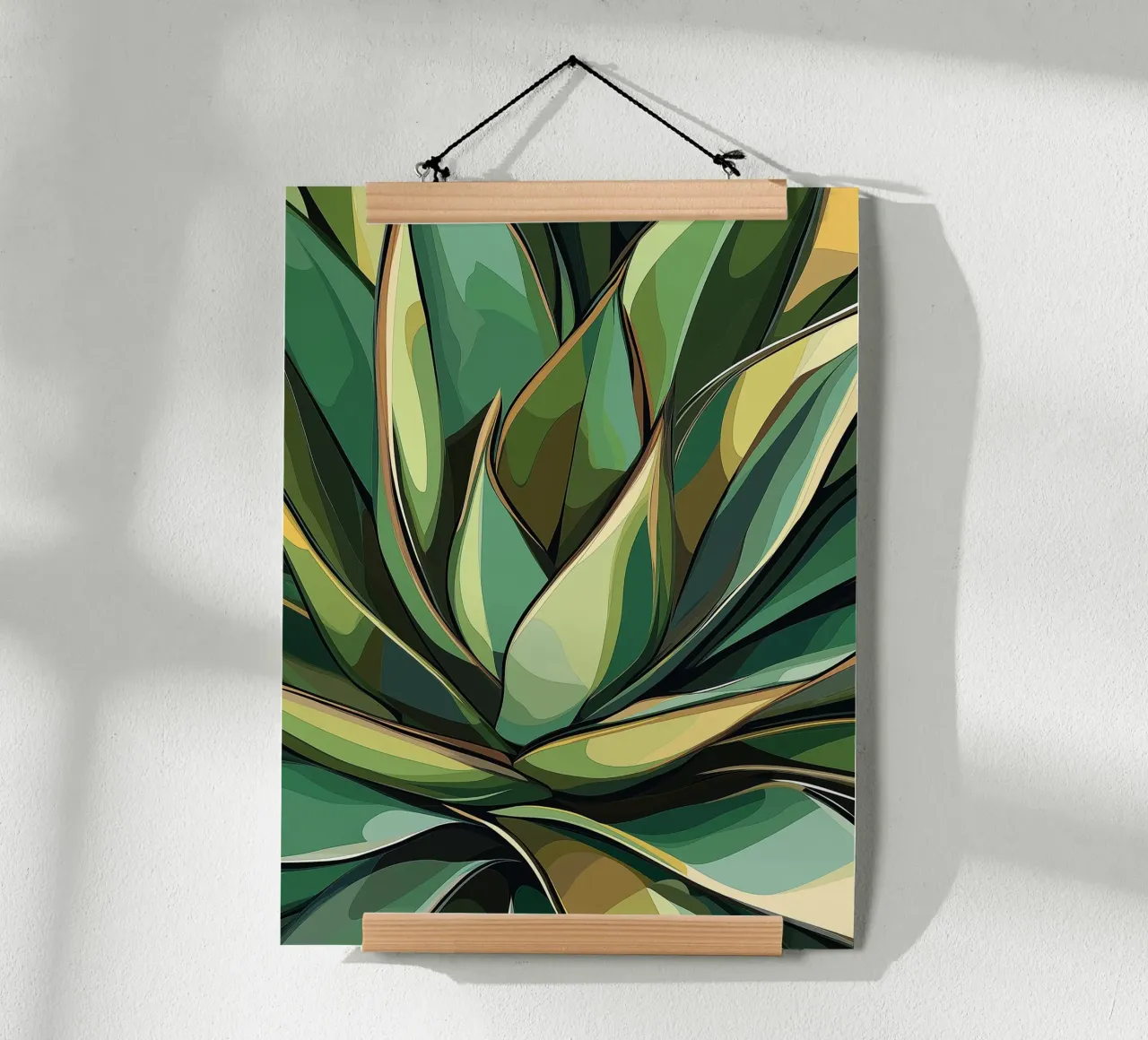 Pianta di agave poster da Flora & Horizon