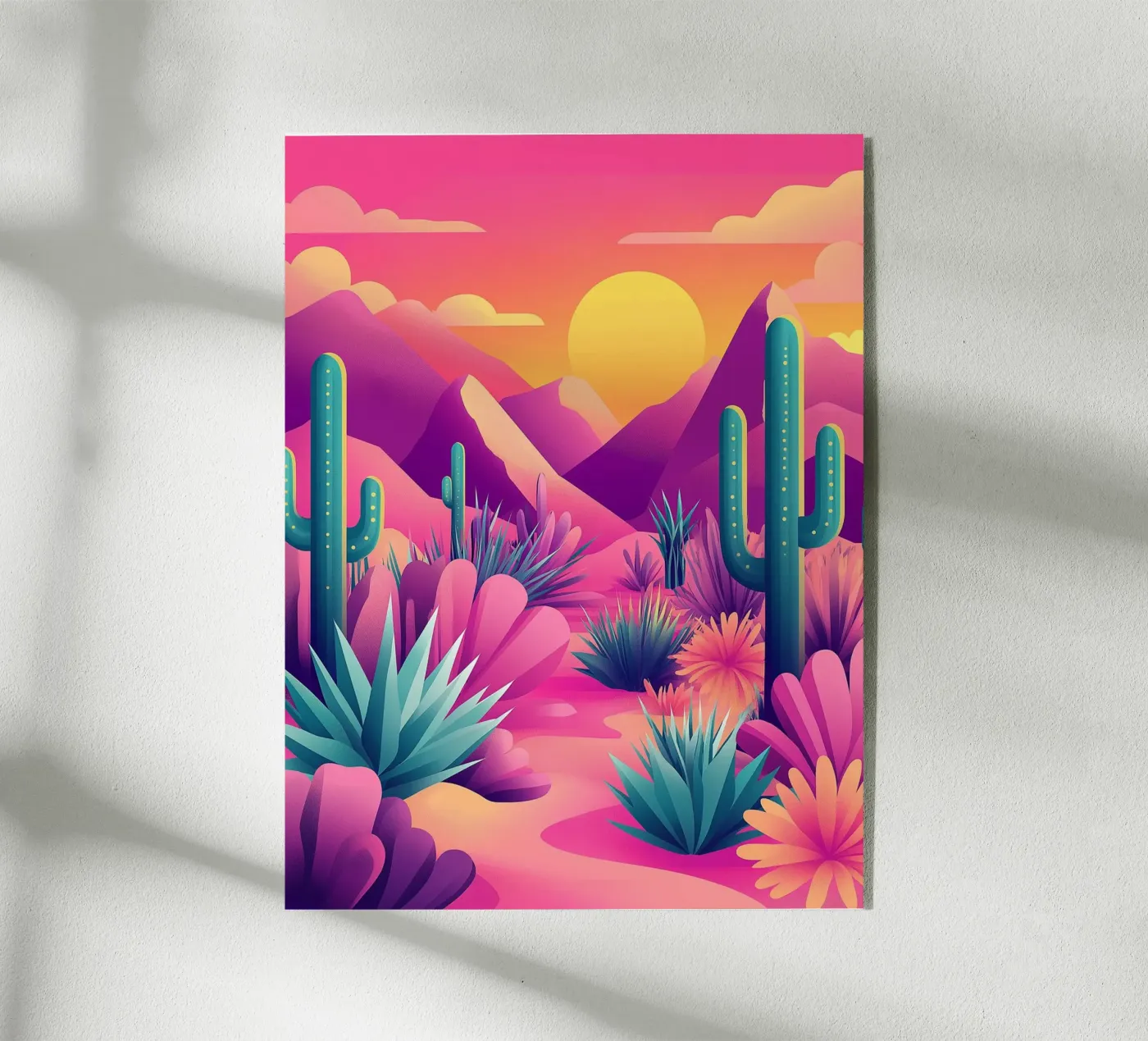 Desert landscape plexiglass da Flora & Horizon