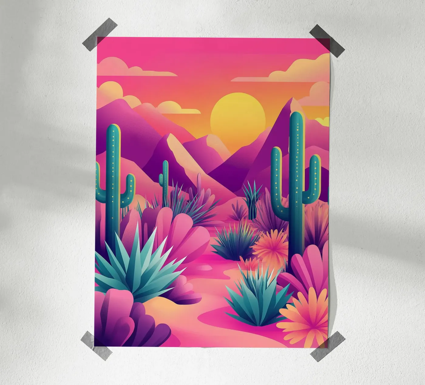 Paesaggio desertico poster da Flora & Horizon