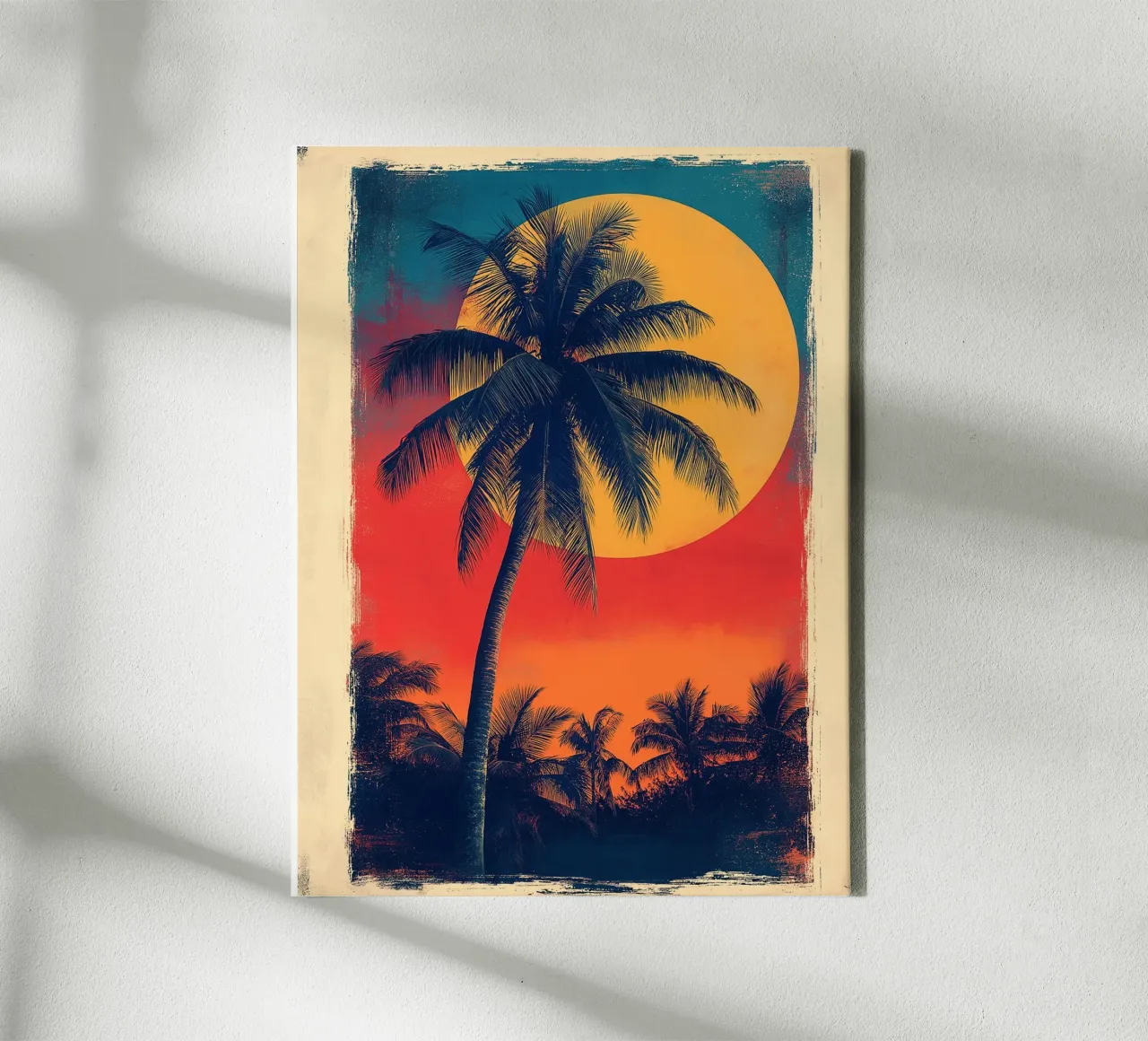 Tramonto tropicale tela da Flora & Horizon