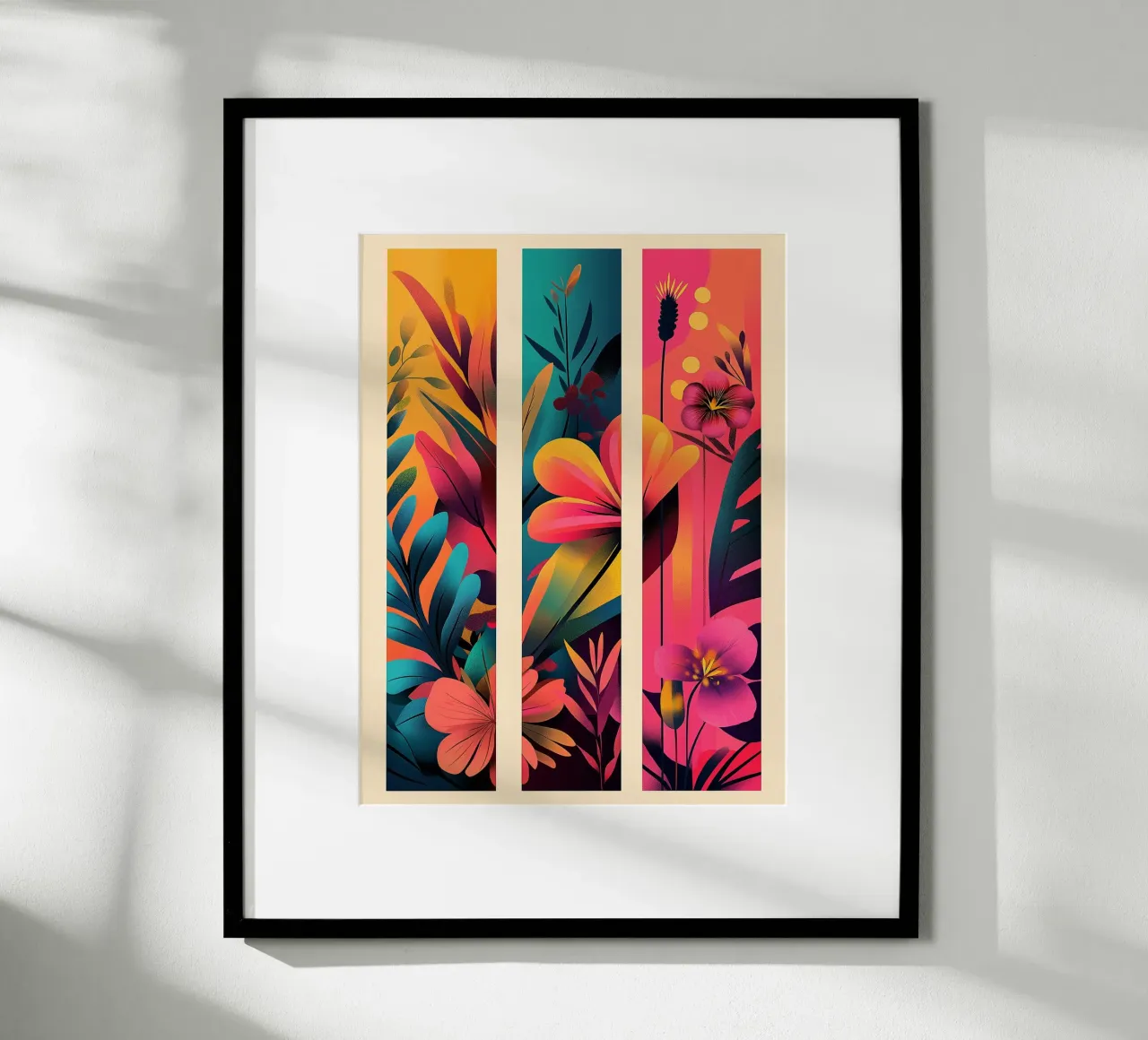 Trittico floreale poster da Flora & Horizon