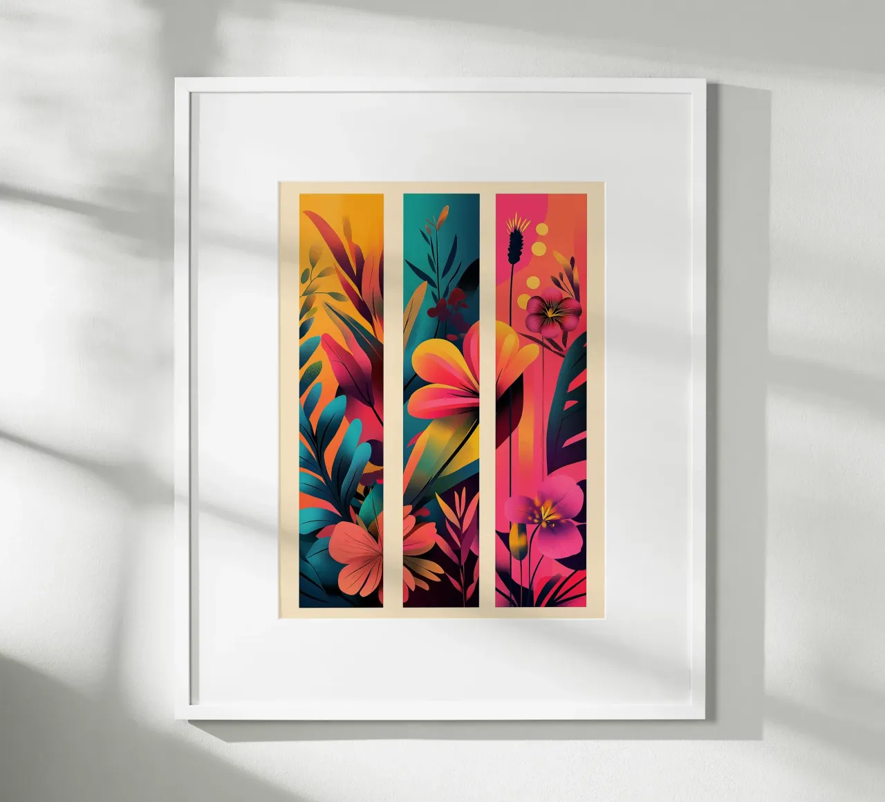 Trittico floreale poster da Flora & Horizon