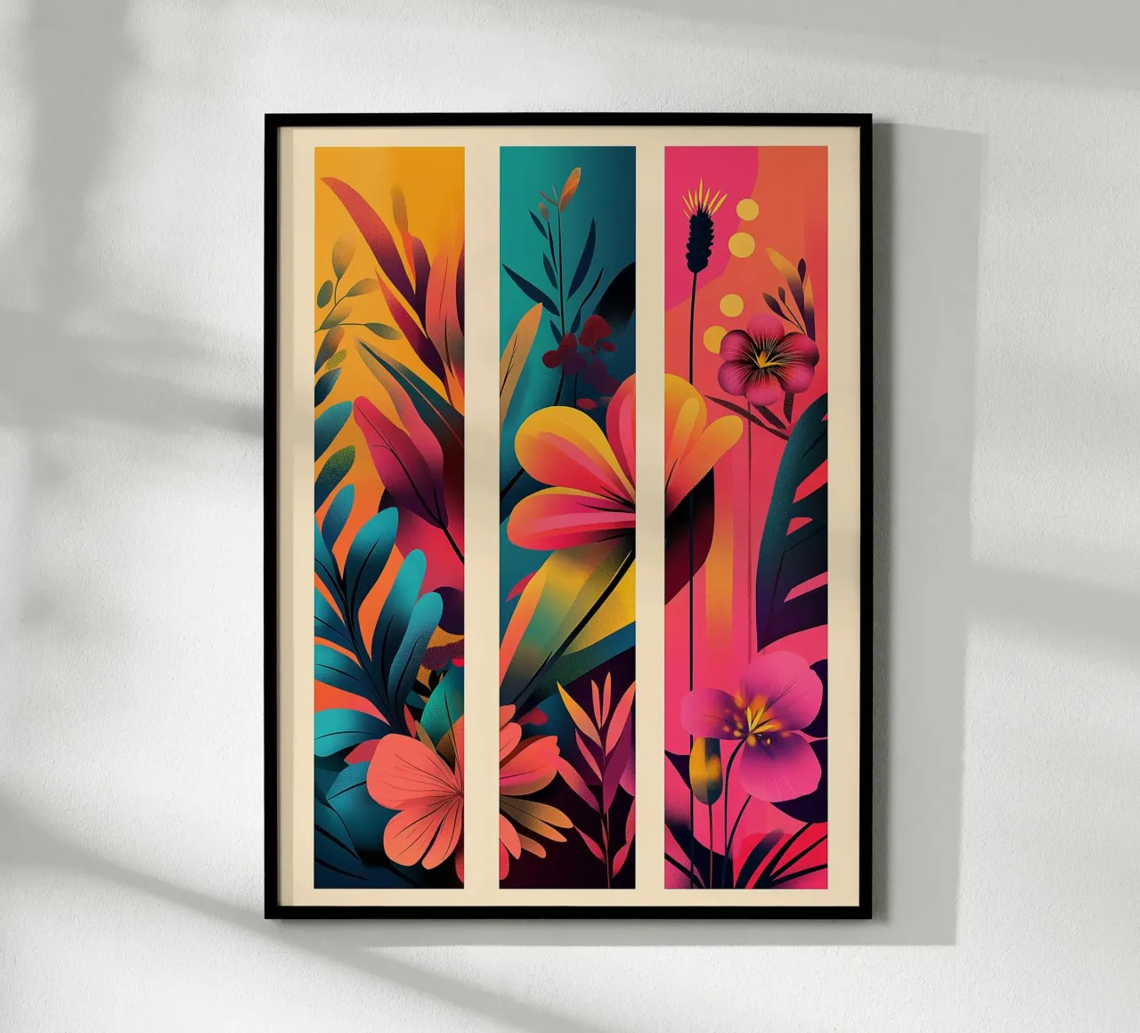 Trittico floreale poster da Flora & Horizon