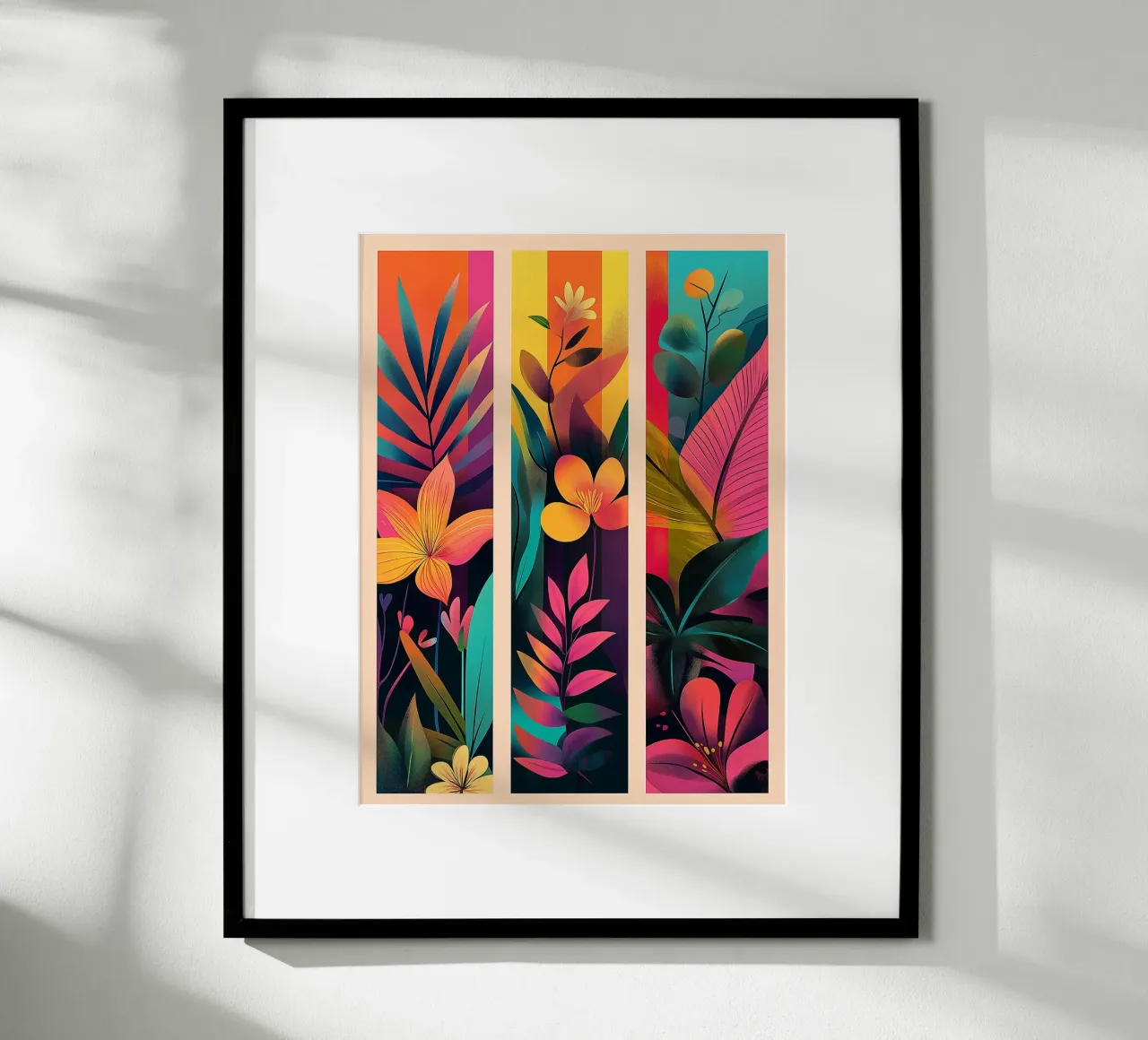 Botanical triptych poster by Flora & Horizon