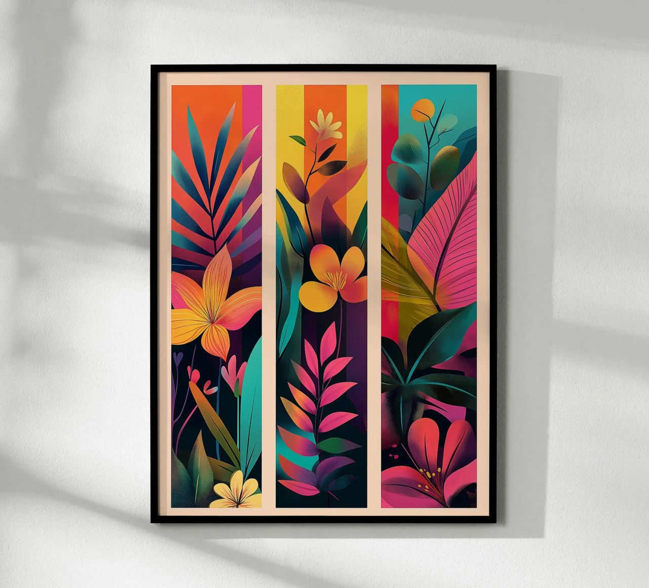 Botanical triptych poster by Flora & Horizon