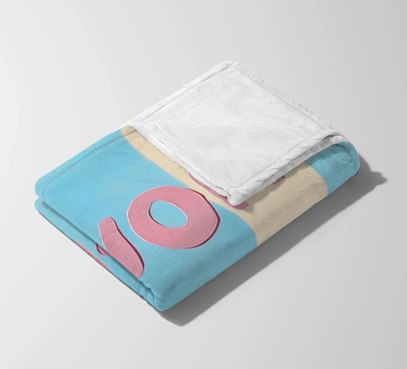 Buon Appetito Pastell Streifen coperta in pile da Carinaprint