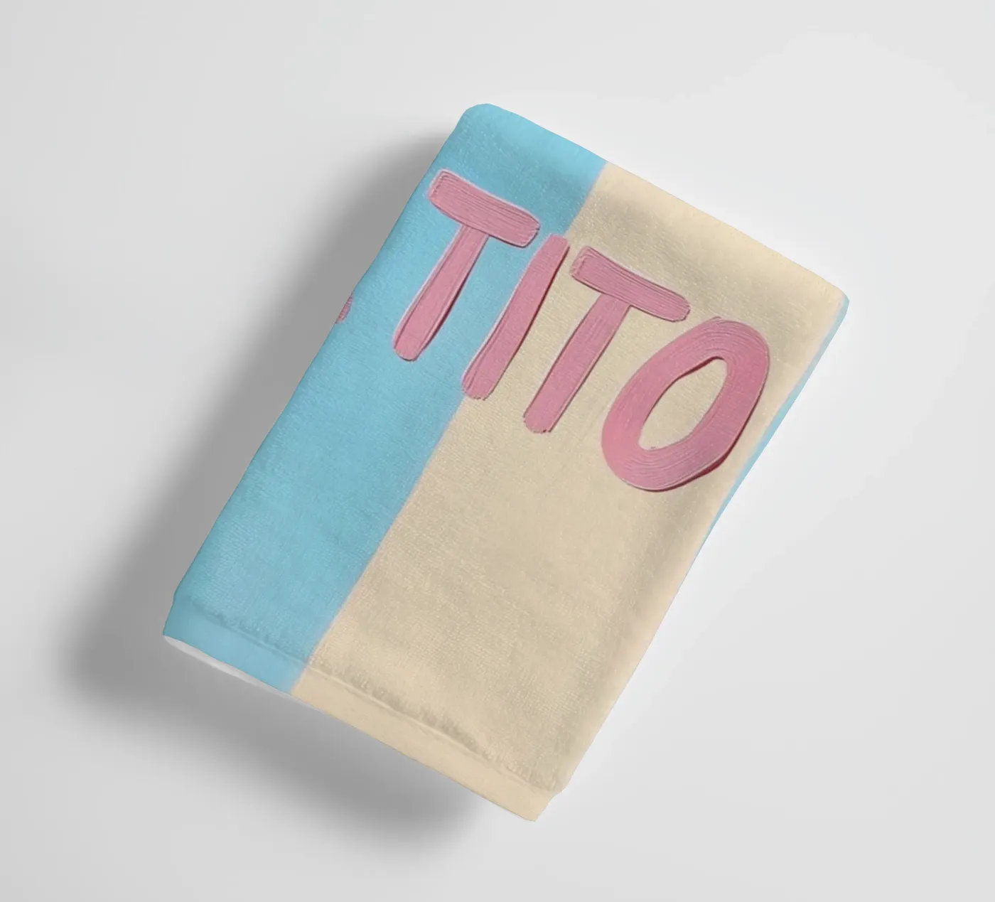 Buon Appetito Pastell Streifen asciugamano da bagno da Carinaprint