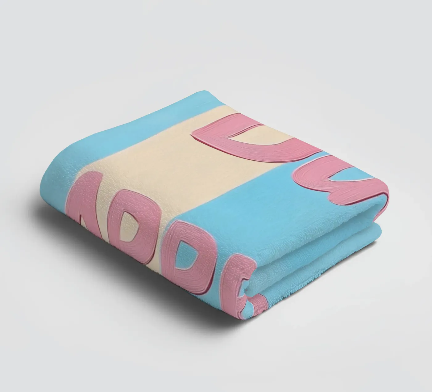 Buon Appetito Pastell Streifen asciugamano da bagno da Carinaprint