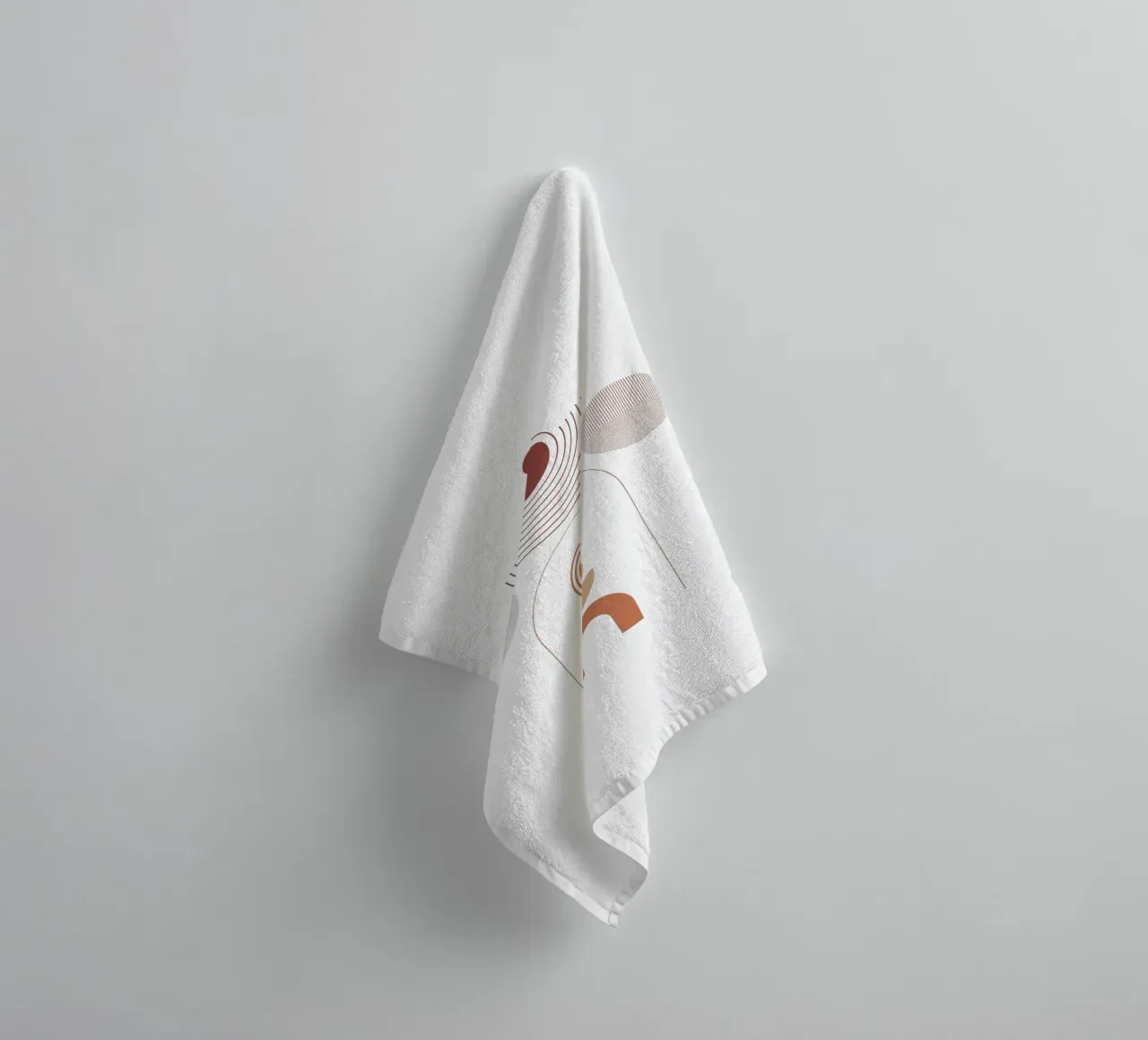Modern Minimalist Simple Elegant towel by YSV MINIMALIST