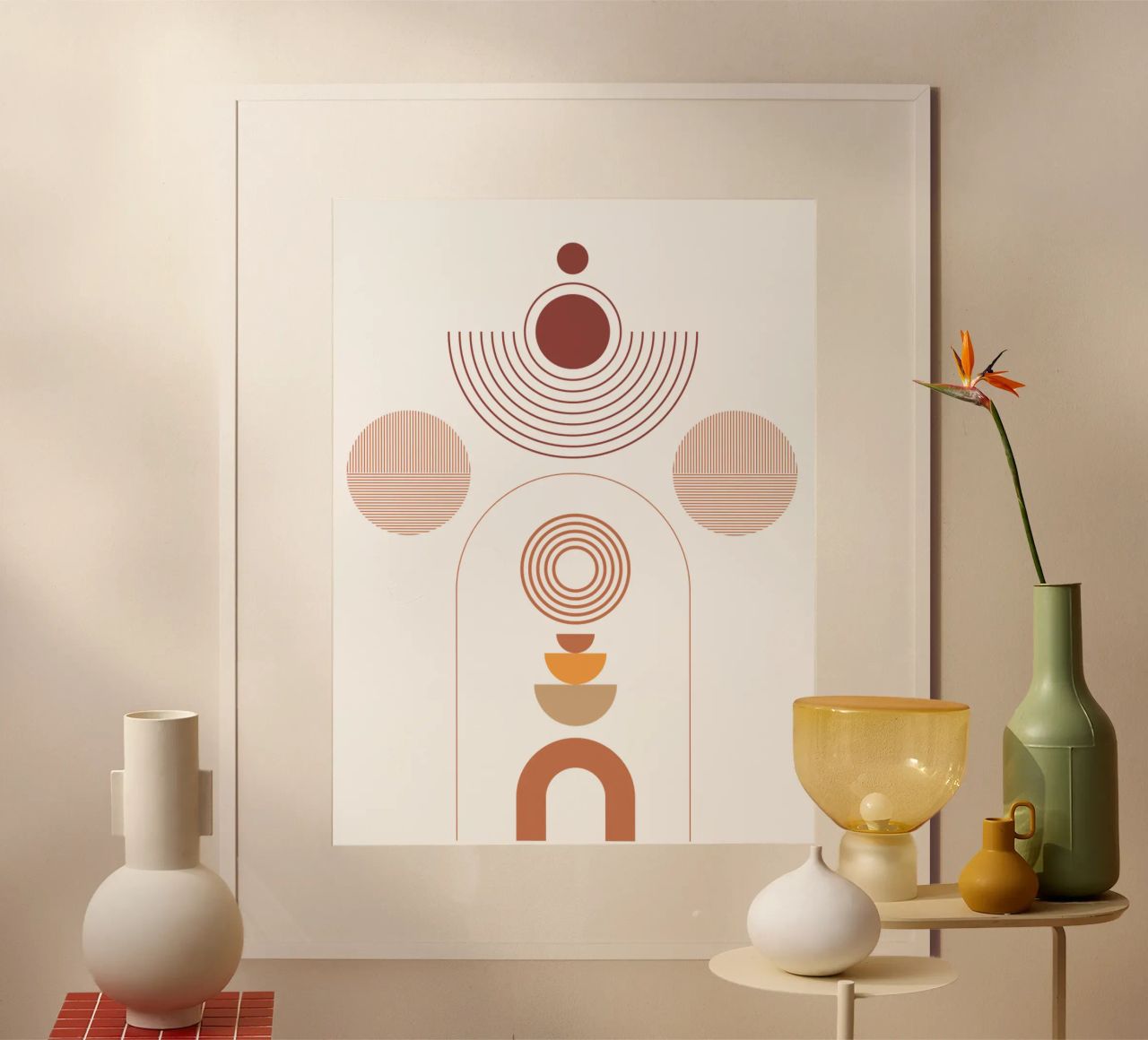 Moderne Minimaliste Simple Elégant poster de YSV MINIMALIST