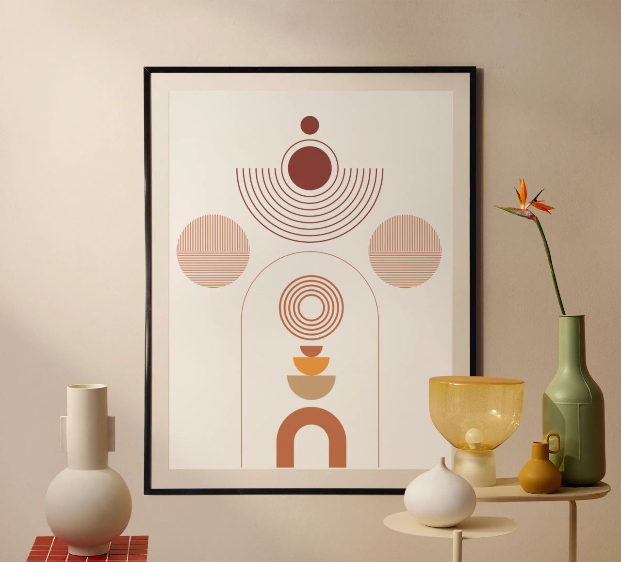 Moderne Minimaliste Simple Elégant poster de YSV MINIMALIST
